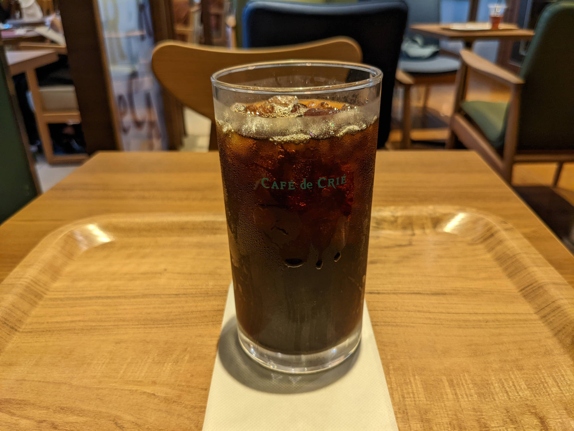 カフェ・ド・クリエ グラン 渋谷桜丘スクエア店のアイスコーヒー